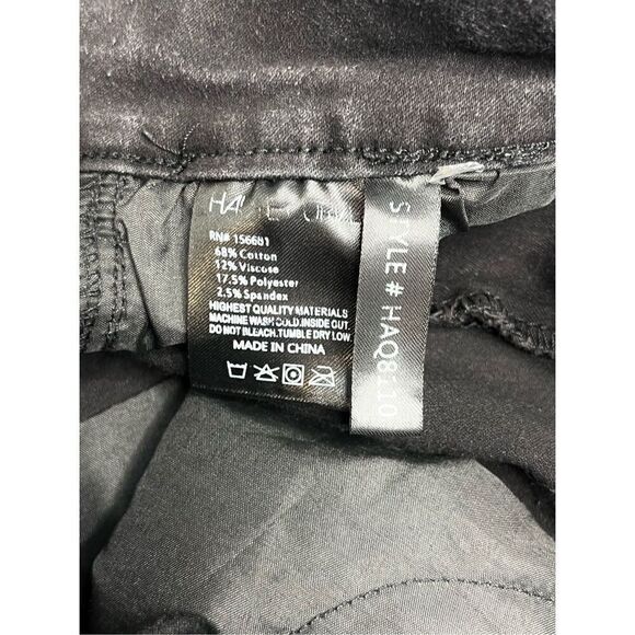 Haute Curve Skinny Ankle High Rise Stretch Black Jean sz 14 Y2k Hipster - Picture 8 of 9